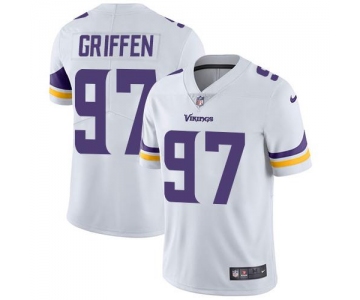 Nike Minnesota Vikings #97 Everson Griffen White Men's Stitched NFL Vapor Untouchable Limited Jersey