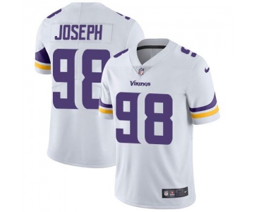 Nike Minnesota Vikings #98 Linval Joseph White Men's Stitched NFL Vapor Untouchable Limited Jersey