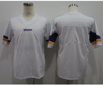 Nike Vikings Blank White Vapor Untouchable Limited Jersey