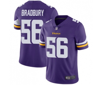 Vikings #56 Garrett Bradbury Purple Team Color Men's Stitched Football Vapor Untouchable Limited Jersey