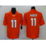 Men's Miami Dolphins #11 DeVante Parker Orange 2020 Vapor Untouchable Stitched NFL Nike Limited Jersey