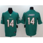 Men's Miami Dolphins #14 Jarvis Landry Green Team Color 2017 Vapor Untouchable Stitched NFL Nike Limited Jersey
