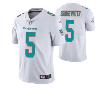 Men's Miami Dolphins #5 Teddy Bridgewater White Vapor Untouchable Limited Stitched Football Jersey