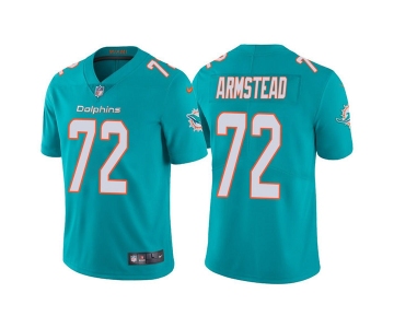 Men's Miami Dolphins #72 Terron Armstead Aqua Vapor Untouchable Limited Stitched Football Jersey