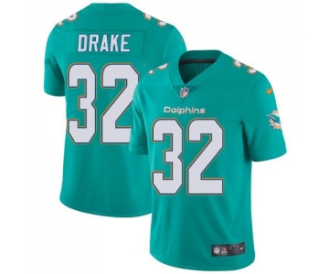 Nike Dolphins 32 Kenyan Drake Aqua Vapor Untouchable Limited Jersey