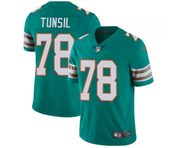 Nike Dolphins #78 Laremy Tunsil Aqua Green Alternate Men's Stitched NFL Vapor Untouchable Limited Jersey