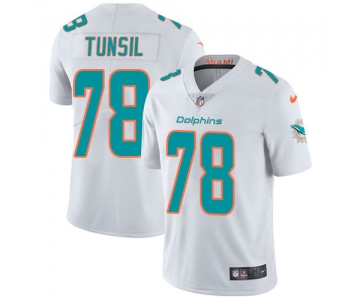 Nike Dolphins #78 Laremy Tunsil White Men's Stitched NFL Vapor Untouchable Limited Jersey