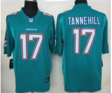 Nike Miami Dolphins #17 Ryan Tannehill 2013 Green Limited Jersey