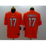 Nike Miami Dolphins #17 Ryan Tannehill 2013 Orange Limited Jersey