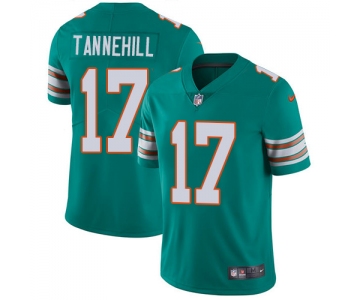 Nike Miami Dolphins #17 Ryan Tannehill Aqua Green Alternate Men's Stitched NFL Vapor Untouchable Limited Jersey