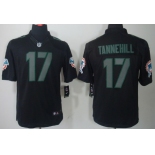 Nike Miami Dolphins #17 Ryan Tannehill Black Impact Limited Jersey