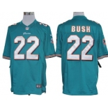 Nike Miami Dolphins #22 Reggie Bush Green Limited Jersey