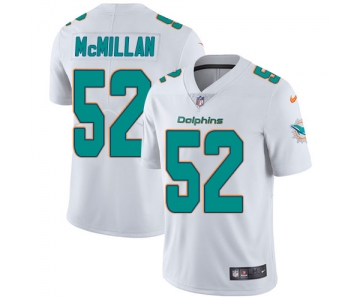 Nike Miami Dolphins #52 Raekwon McMillan White Men's Stitched NFL Vapor Untouchable Limited Jersey