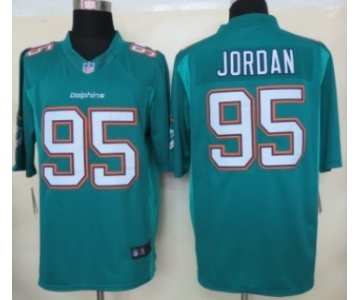 Nike Miami Dolphins #95 Dion Jordan 2013 Green Limited Jersey