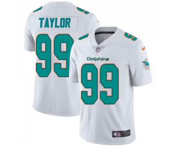 Nike Miami Dolphins #99 Jason Taylor White Men's Stitched NFL Vapor Untouchable Limited Jersey