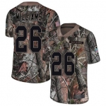 Browns #26 Greedy Williams Camo Men's Stitched Football Limited Rush Realtree Jersey