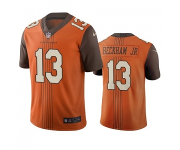 Cleveland Browns #13 Odell Beckham Jr Brown Vapor Limited City Edition NFL Jersey