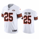 Cleveland Browns 25 Demetric Felton Nike 1946 Collection Alternate Vapor Limited NFL Jersey White