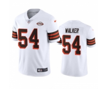 Cleveland Browns 54 Anthony Walker Nike 1946 Collection Alternate Vapor Limited NFL Jersey White