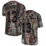 Men's Cleveland Browns #13 Odell Beckham Jr Camo Stitched Football Limited Rush Realtree Jersey