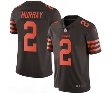 Men's Cleveland Browns #2 Patrick Murray Brown 2016 Color Rush Stitched NFL Nike Limited Jersey