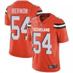 Men's Cleveland Browns #54 Olivier Vernon Orange Alternate Men's Stitched Football Vapor Untouchable Limited Jersey