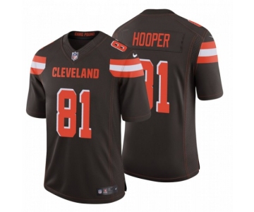 Men's Cleveland Browns #81 Austin Hooper NFL Stitched Vapor Untouchable Limited Brown Nike Jersey