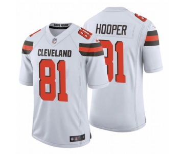 Men's Cleveland Browns #81 Austin Hooper NFL Stitched Vapor Untouchable Limited White Nike Jersey
