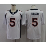 Nike Broncos 5 Joe Flacco White Vapor Untouchable Limited Jersey