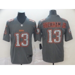 Nike Browns 13 Odell Beckham Jr. Gray Camo Vapor Untouchable Limited Jersey