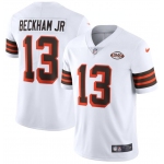 Nike Browns 13 Odell Beckham Jr. White 1946 Collection Alternate Vapor Limited Jersey