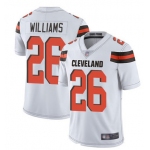 Nike Browns 26 Greedy Williams White Vapor Untouchable Limited Jersey