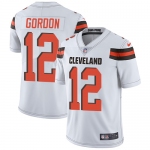 Nike Cleveland Browns #12 Josh Gordon White Men's Stitched NFL Vapor Untouchable Limited Jersey