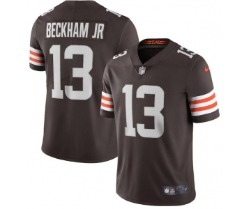 Nike Cleveland Browns #13 Odell Beckham Jr. Brown 2020 New Vapor Untouchable Limited Jersey