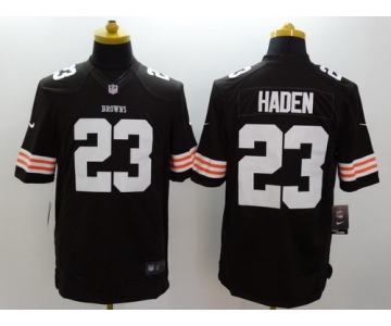 Nike Cleveland Browns #23 Joe Haden Brown Limited Jersey