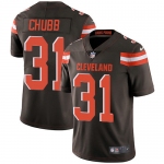 Nike Cleveland Browns #31 Nick Chubb Brown Team Color Men's Stitched NFL Vapor Untouchable Limited Jersey