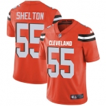Nike Cleveland Browns #55 Danny Shelton Orange Alternate Men's Stitched NFL Vapor Untouchable Limited Jersey