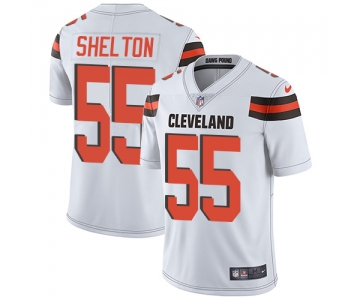 Nike Cleveland Browns #55 Danny Shelton White Men's Stitched NFL Vapor Untouchable Limited Jersey