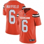 Nike Cleveland Browns #6 Baker Mayfield Orange Alternate Men's Stitched NFL Vapor Untouchable Limited Jersey