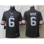 Nike Cleveland Browns #6 Brian Hoyer Brown Limited Jersey