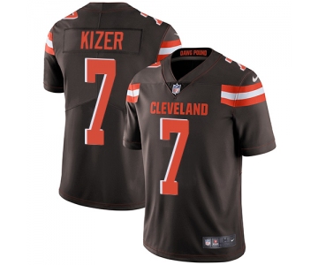 Nike Cleveland Browns #7 DeShone Kizer Brown Team Color Men's Stitched NFL Vapor Untouchable Limited Jersey