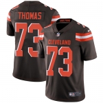 Nike Cleveland Browns #73 Joe Thomas Brown Team Color Men's Stitched NFL Vapor Untouchable Limited Jersey