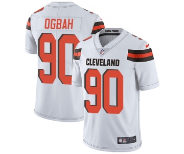 Nike Cleveland Browns #90 Emmanuel Ogbah White Men's Stitched NFL Vapor Untouchable Limited Jersey