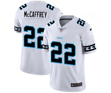 Carolina Panthers #22 Christian McCaffrey Nike White Team Logo Vapor Limited NFL Jersey
