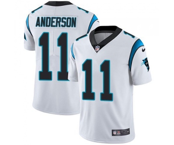 Men's Nike Panthers #11 Robby Anderson White Stitched NFL Vapor Untouchable Limited Jersey