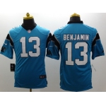 Nike Carolina Panthers #13 Kelvin Benjamin Light Blue Limited Jersey