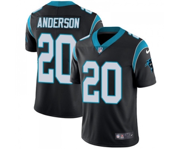 Nike Carolina Panthers #20 C.J. Anderson Black Team Color Men's Stitched NFL Vapor Untouchable Limited Jersey