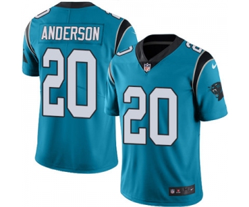 Nike Carolina Panthers #20 C.J. Anderson Blue Alternate Men's Stitched NFL Vapor Untouchable Limited Jersey