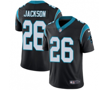 Nike Carolina Panthers #26 Donte Jackson Black Team Color Men's Stitched NFL Vapor Untouchable Limited Jersey