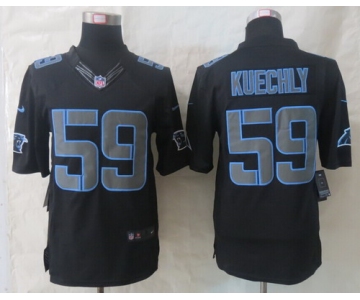 Nike Carolina Panthers #59 Luke Kuechly Black Impact Limited Jersey